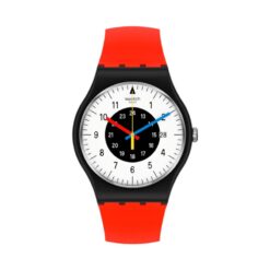 SWATCH ROUGE & NOIR