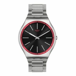 SWATCH RED GRAPHITE