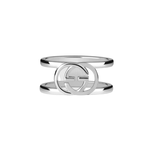 GUCCI INTERLOCKING WIDE OPEN BAND - Imagen 2