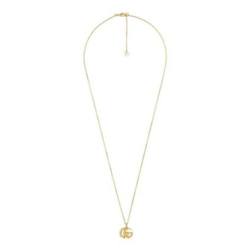 GUCCI GG RUNNING YELLOW GOLD NECKLACE