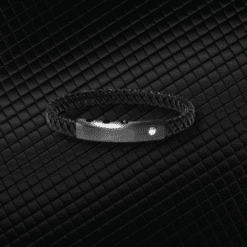 PULSERA TRAMA BLACK