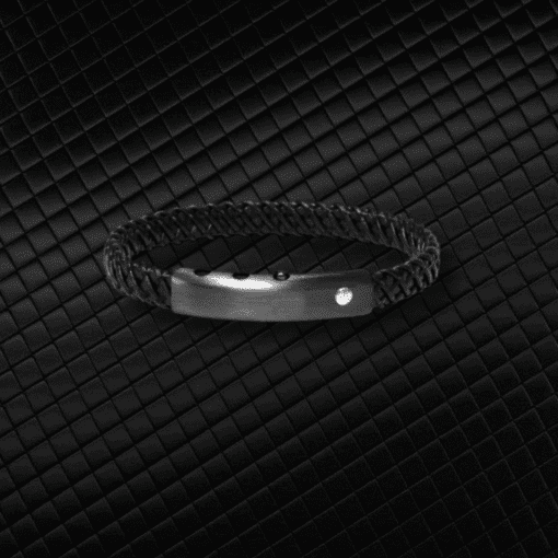 PULSERA TRAMA BLACK