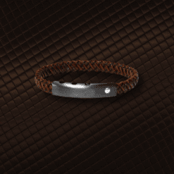 PULSERA TRAMA BROWN