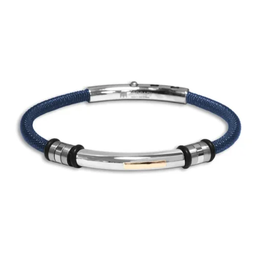 PULSERA AUDACE BLUE GOLD - Imagen 2