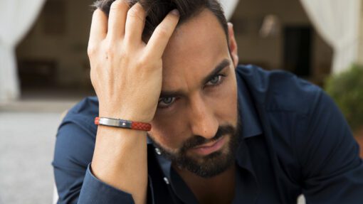 PULSERA AUDACE PELLE RED - Imagen 3