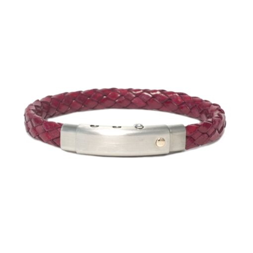 PULSERA AUDACE PELLE RED - Imagen 2