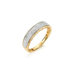 ANILLO MEDIO SIN FIN CON DIAMANTE