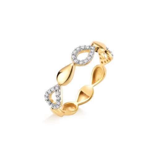 ANILLO GOTAS CON DIAMANTE