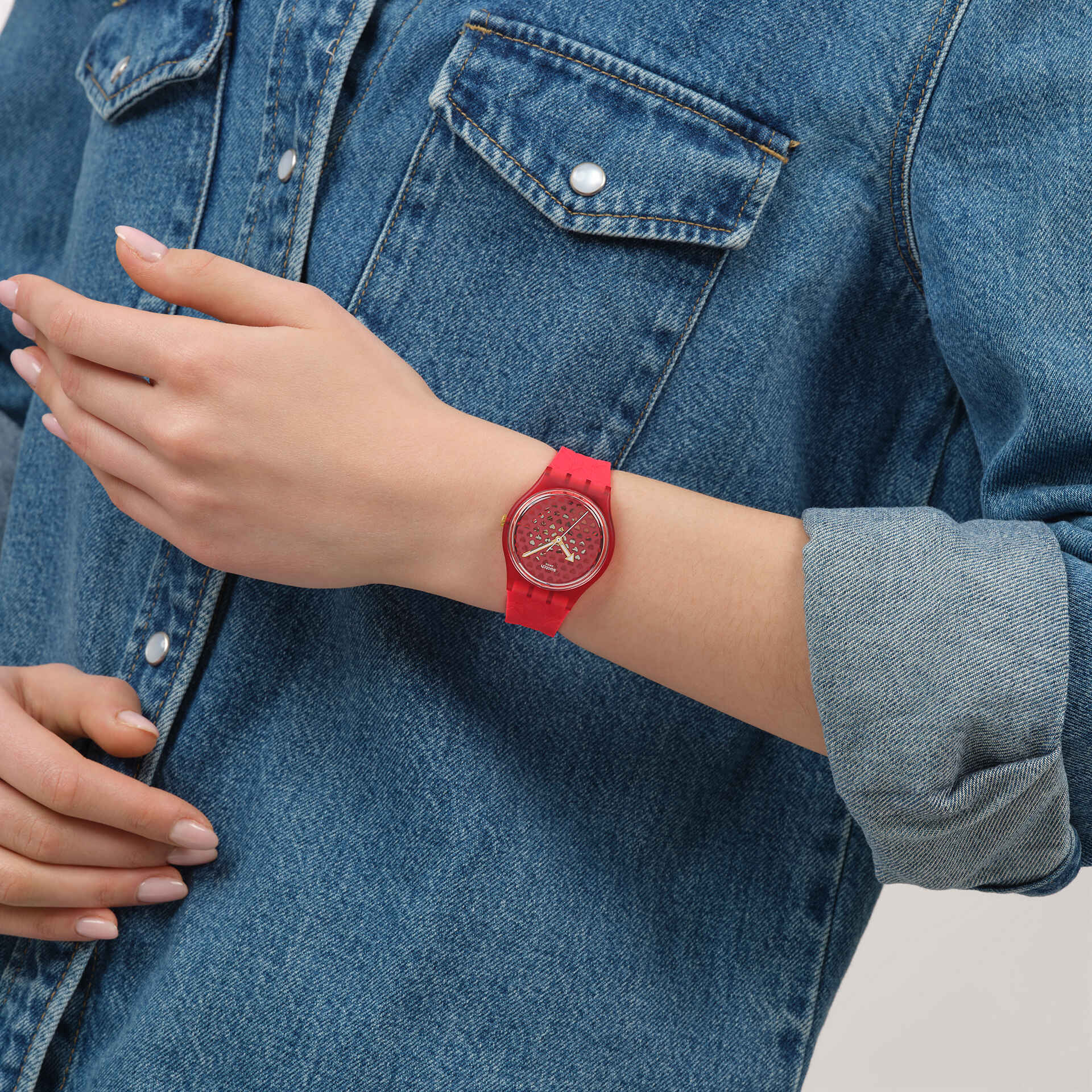 RELOJ SWATCH LOVE IN SCARLET - Imagen 5