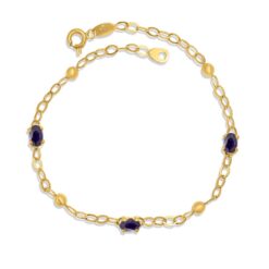 PULSERA TRES ZAFIROS